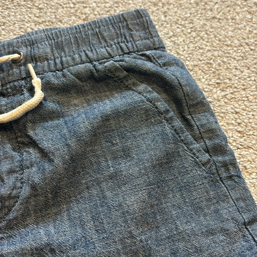 GAP Blue Denim Casual Shorts with Adjustable Drawstring